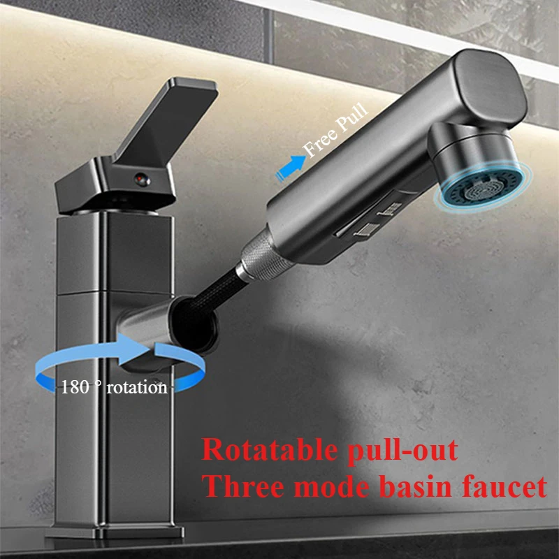 Home Bar Sink - Выдвижной смеситель для ванной комнаты, смеситель