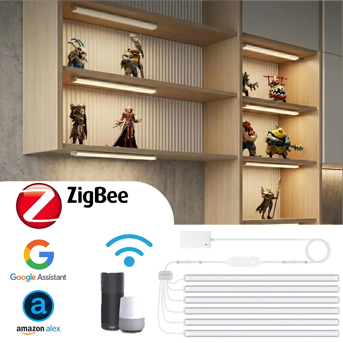 Home Bar And Cabinet - Умные светильники Zigbee для установки под