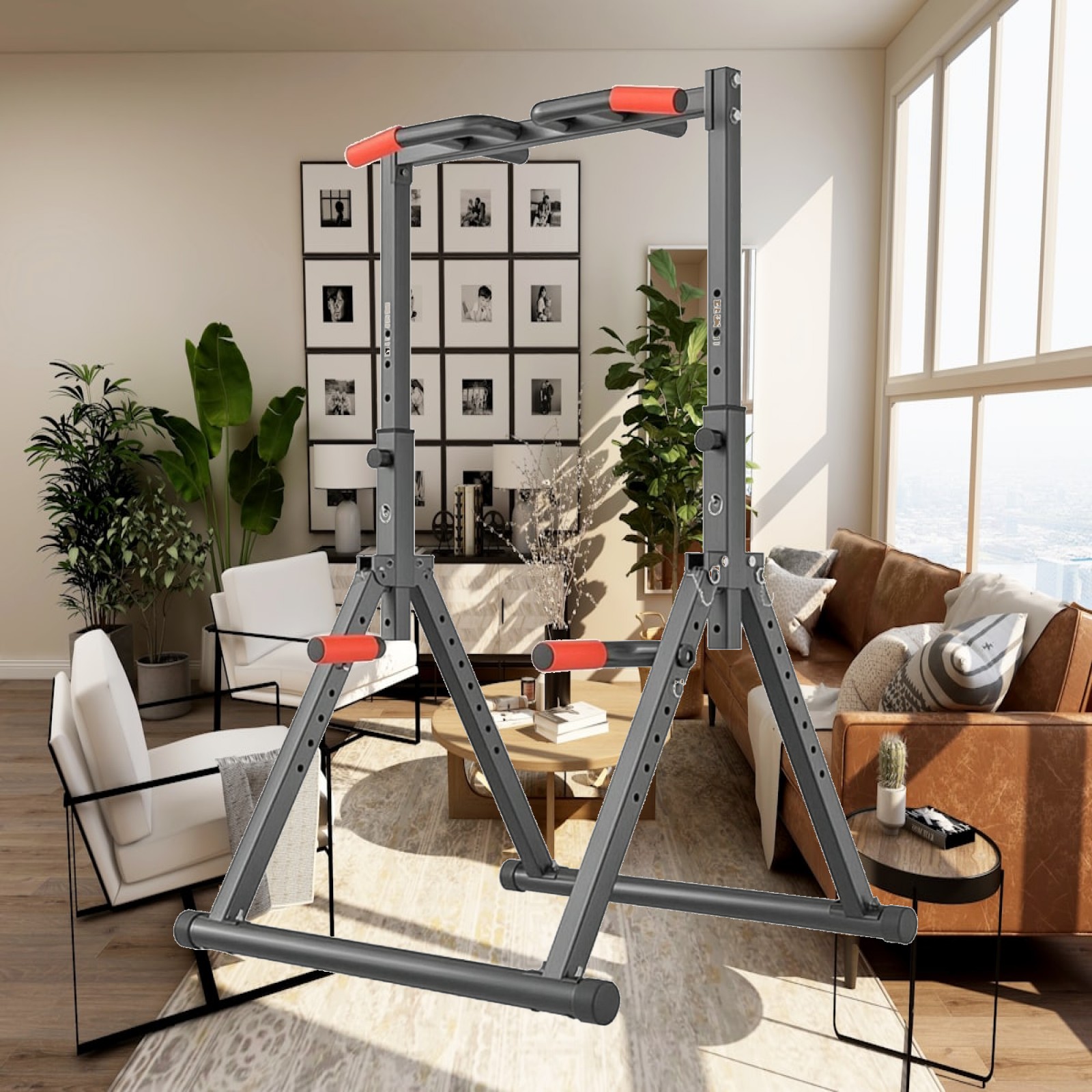Home Bar And Gym - Регулируемая детская перекладина с поролоновыми ручками
