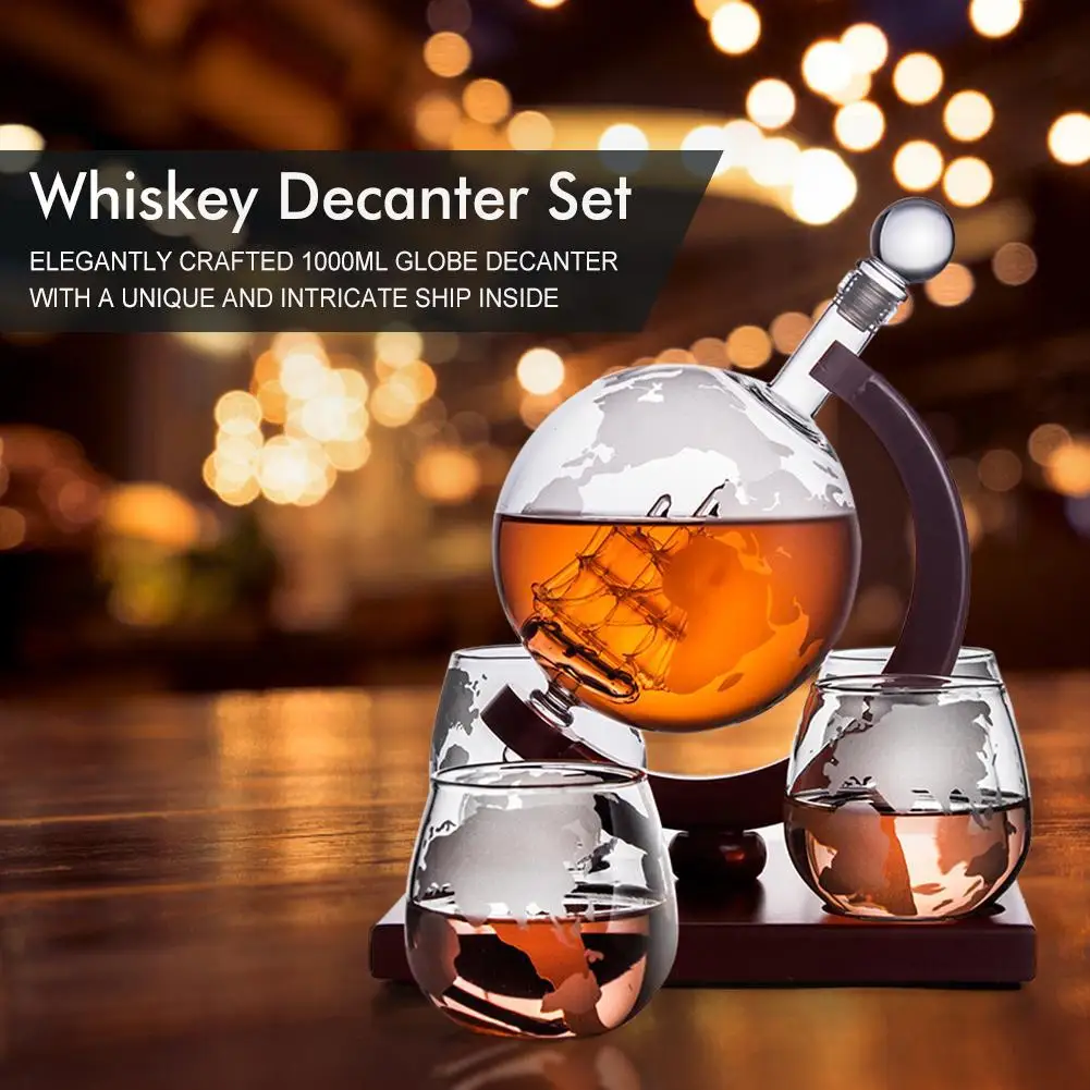 Набор для виски: графин-глобус – обзор и цена Decanter Globe Set