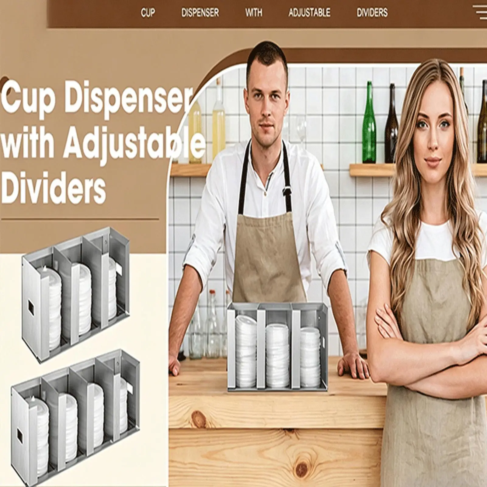 Органайзер-диспенсер для чашек – обзор и цена Home Bar And Coffee