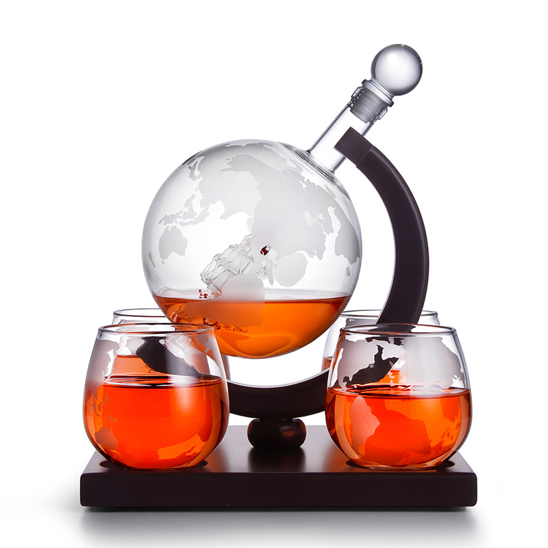 Круглый графин, креативный сте – обзор и цена Decanter Globe Set