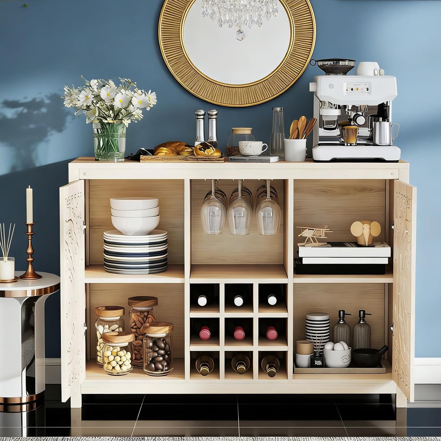 Деревянный барный шкаф с регул – обзор и цена Home Bar And Cabinet