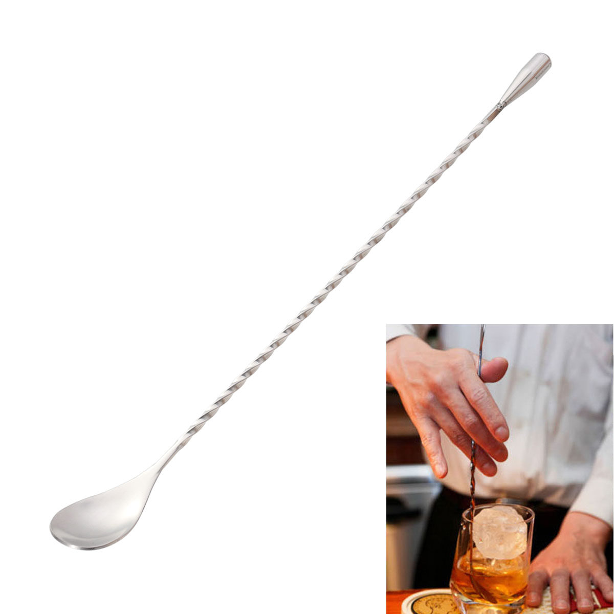 Коктейльная ложка из нержавеющ – обзор и цена Bar Spoon Twisted