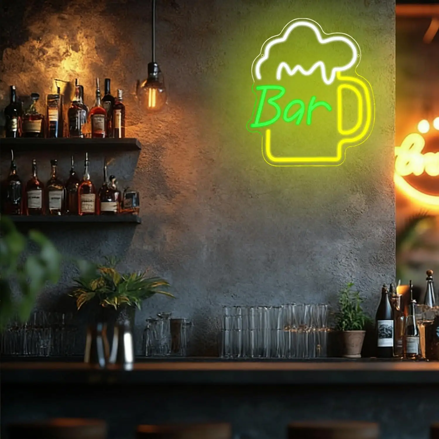 Неоновая вывеска для пивной ба – обзор и цена Home Bar And Kitchen